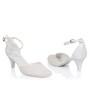Wedding shoes Kira white with pearls