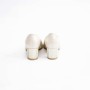 Bridal shoes Rina Ivory leather heel with pearls