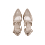 Bridal shoes Ida gold pointed