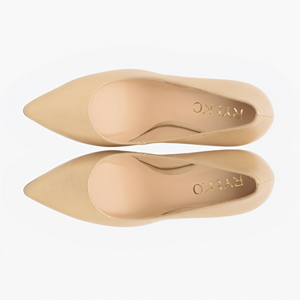 Vera gold wedding shoes