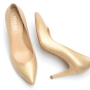 Vera gold wedding shoes