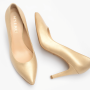 Vera gold wedding shoes