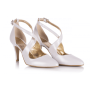 Bridal shoes Ida white-gold