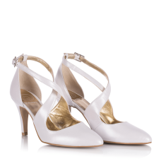 Bridal shoes Ida white-gold