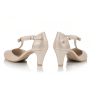 Bridal shoes leather Nelly cream