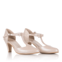 Bridal shoes leather Nelly cream