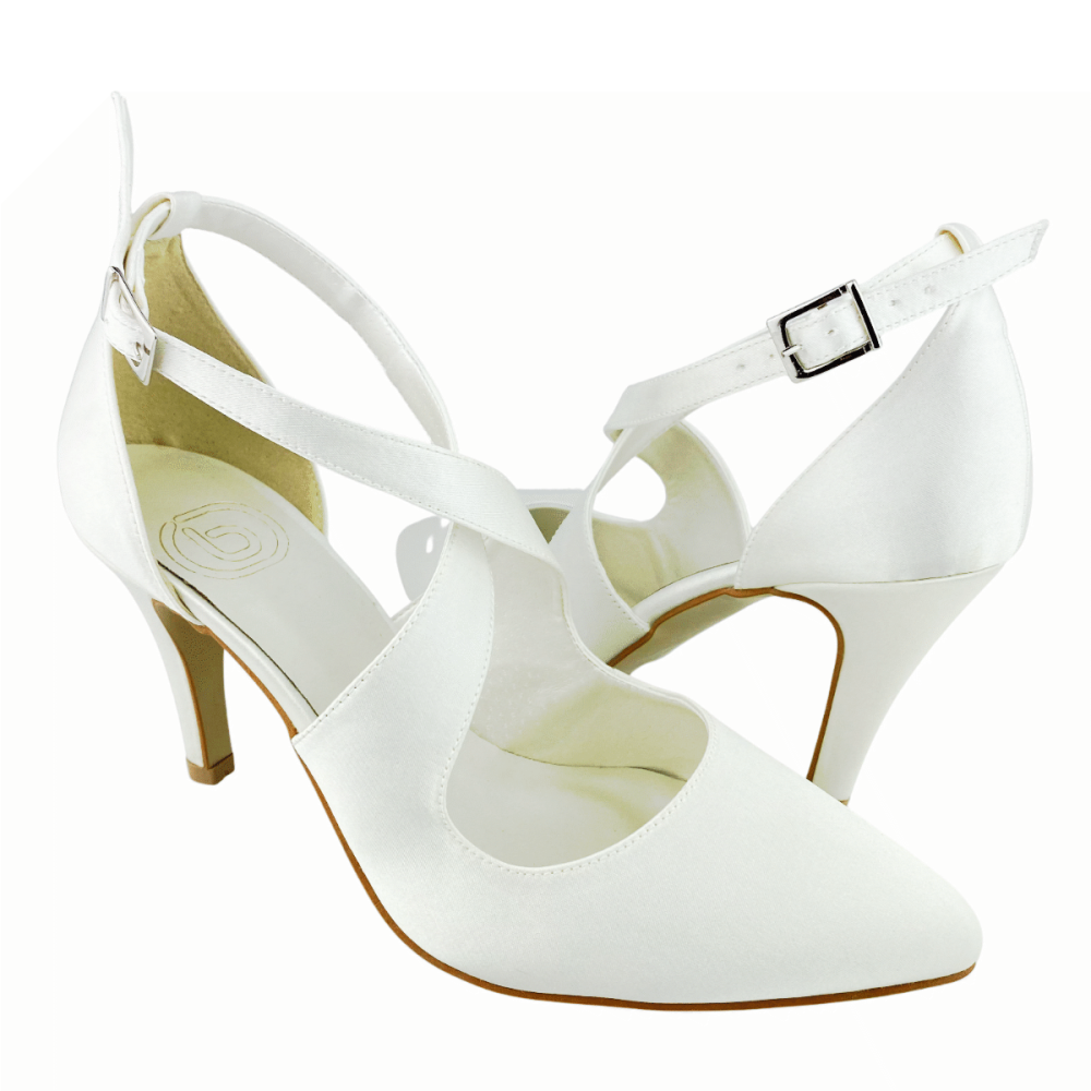 Bridal shoes Ida Satin Ivory