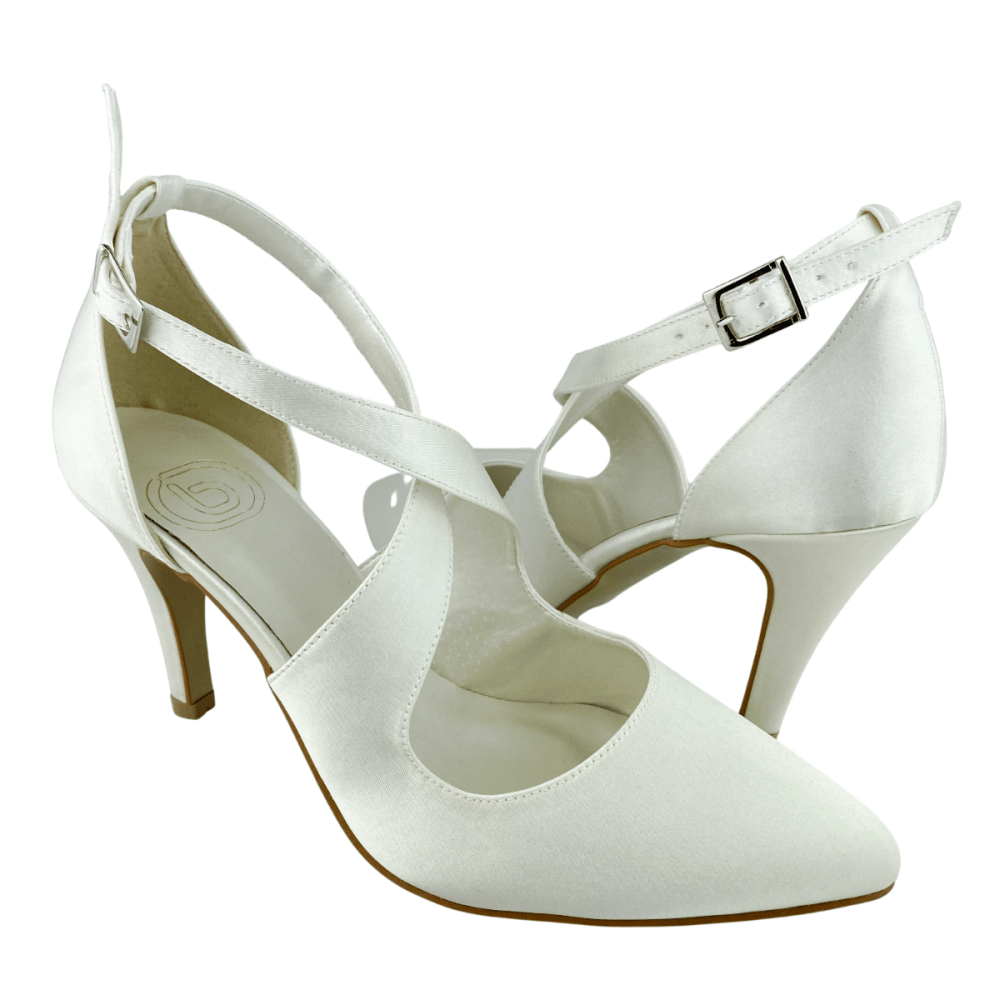 Bridal shoes Ida Satin Ivory