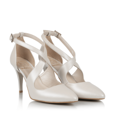 Bridal shoes Ida leather ivory