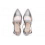 Bridal shoes Ida leather silver