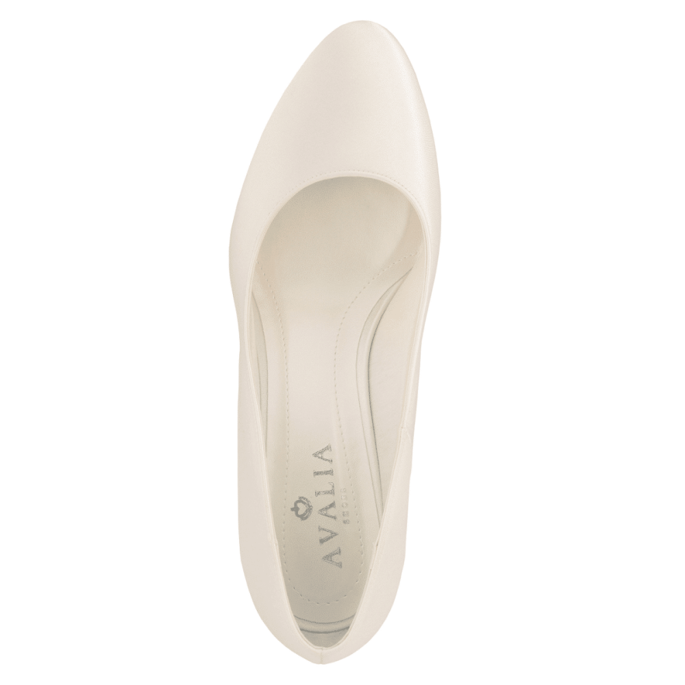 Свадебные атласные туфли Avalia GRACE Ivory