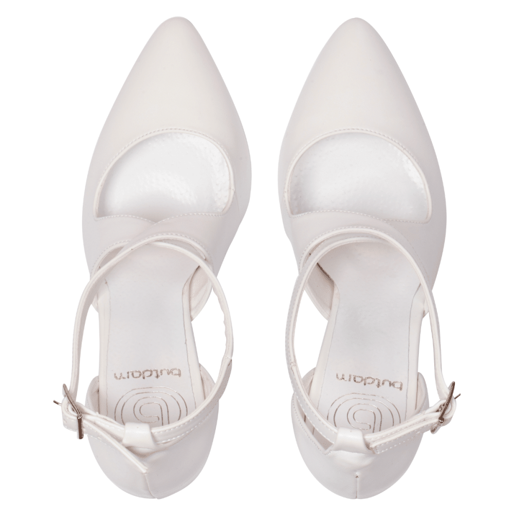 Bridal shoes Ida leather white