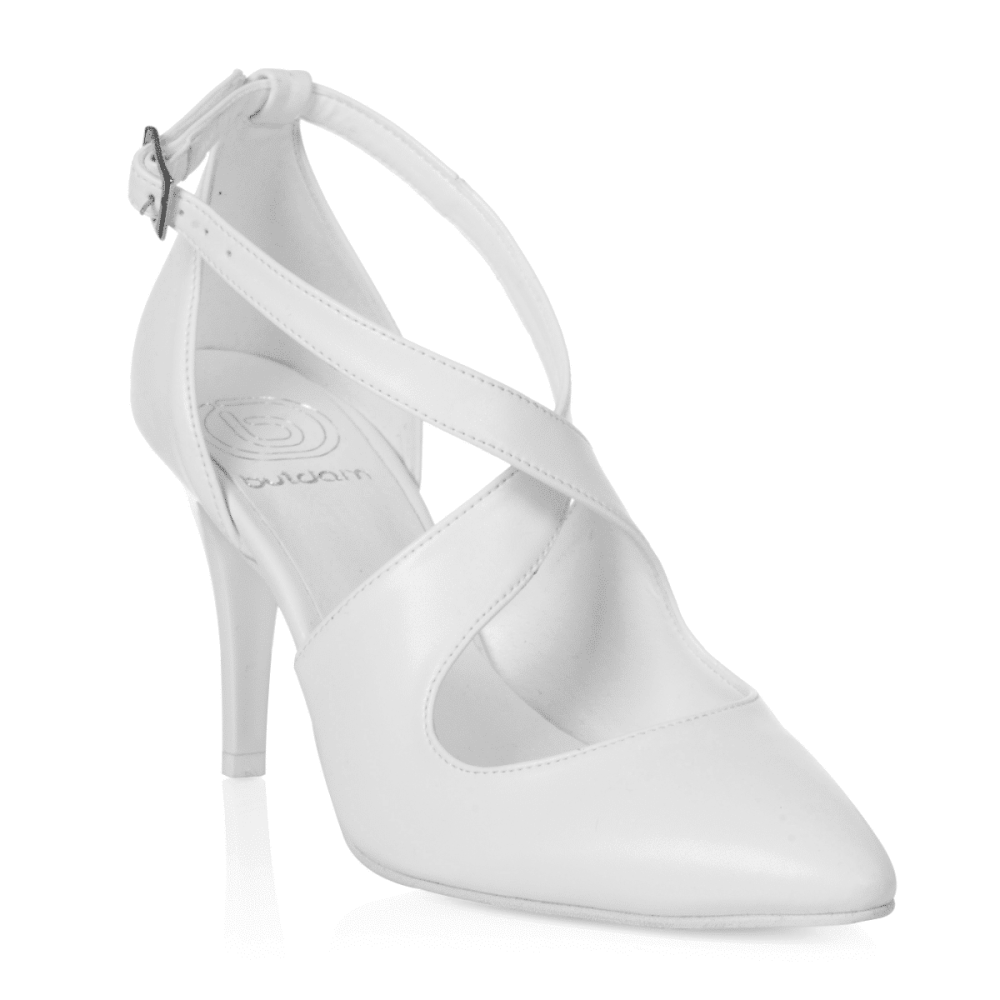 Bridal shoes Ida leather white