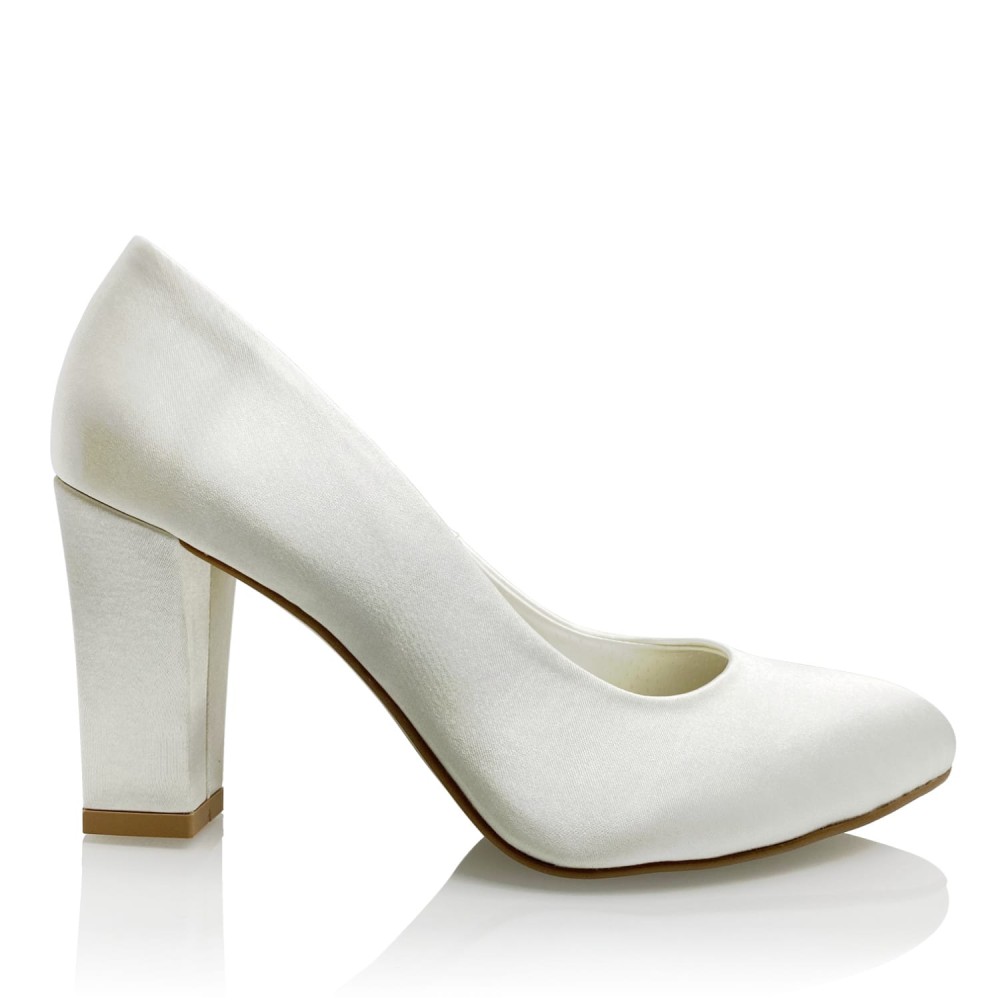 Wedding shoes Avril Satin Ivory