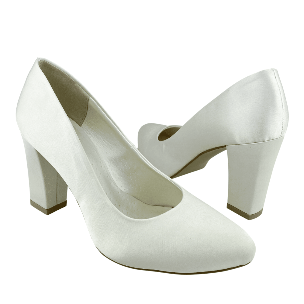 Wedding shoes Avril Satin Ivory