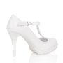 Bridal shoes Melina white leather