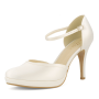 Свадебные атласные туфли Avalia DONA Ivory