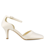 Свадебные атласные туфли Avalia MIRA Ivory