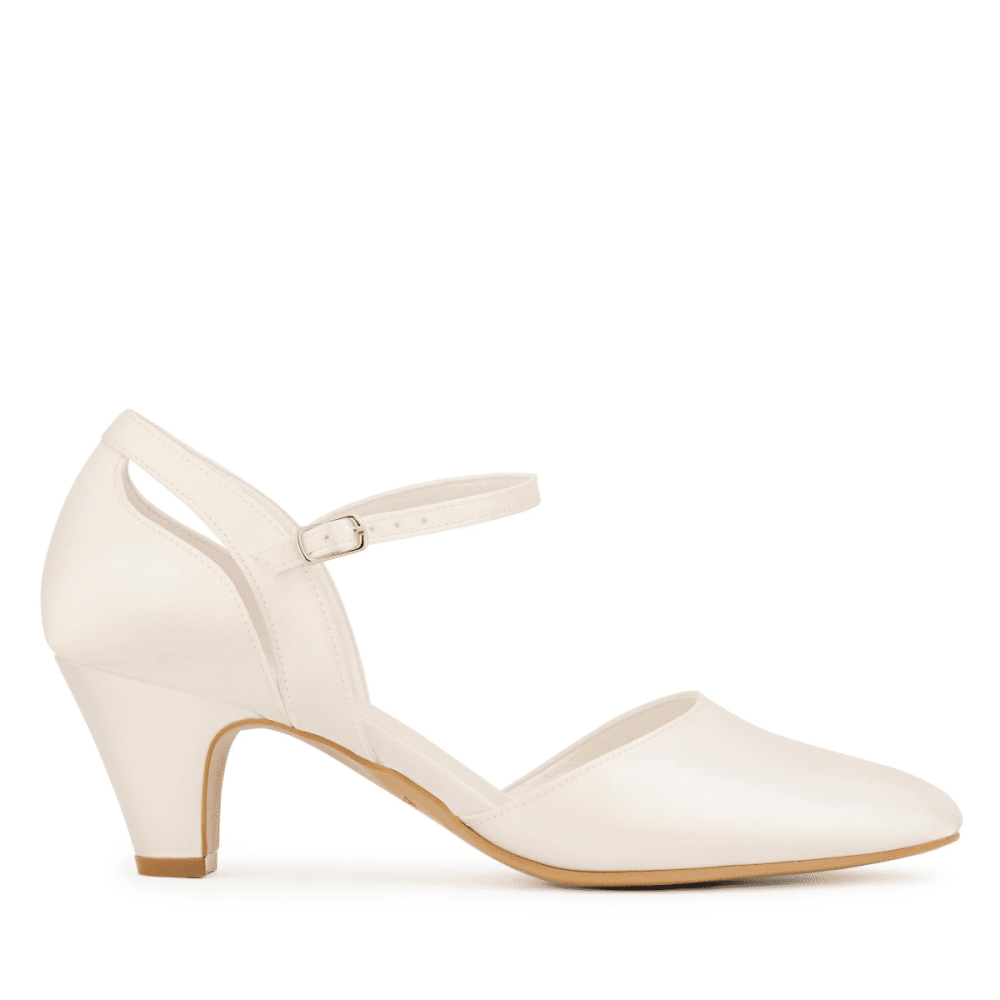 Свадебные атласные туфли Avalia STAR Ivory
