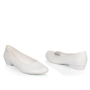 Bridal ballet flats Blair leather ivory