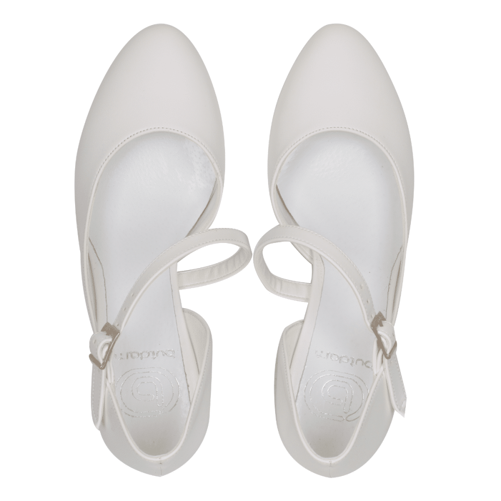 Bridal shoes Mira white leather
