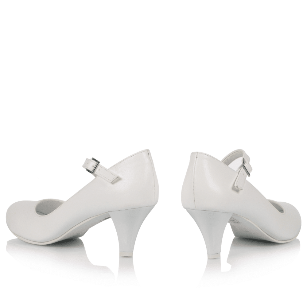 Bridal shoes Mira white leather