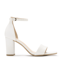 Bridal shoes sandals ina white