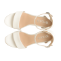 Bridal shoes sandals ina white