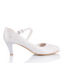Bridal shoes Mira white-silver