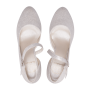 Bridal shoes Mira white-silver