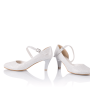 Bridal shoes Mira white-silver