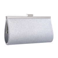 Vanessa handbag silver glitter