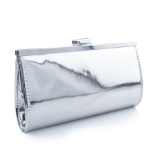 Женская сумочка (клатч) White Lady Valentina зеркальное серебро