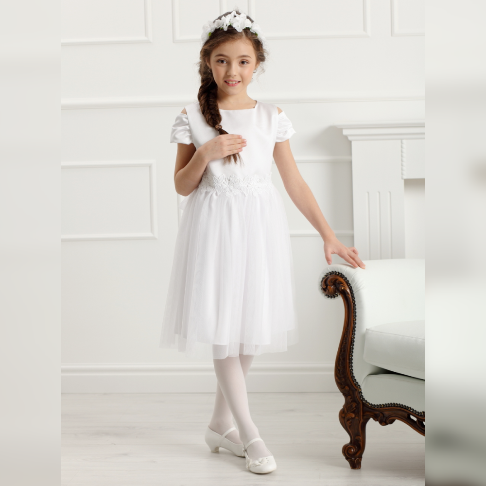 Communion dress Dalary DK-118 white