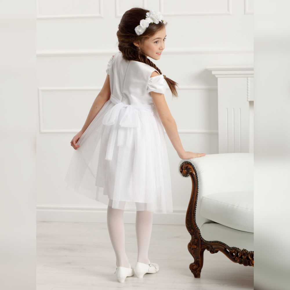 Communion dress Dalary DK-118 white