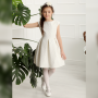 Communion dress Dalary DK-102 Gold-Ivory
