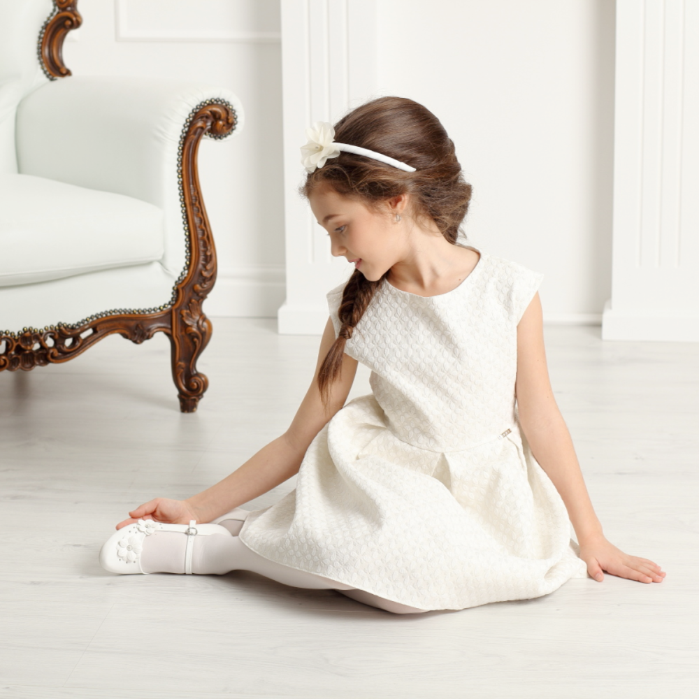 Communion dress Dalary DK-102 Gold-Ivory