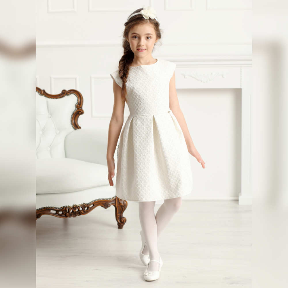 Communion dress Dalary DK-102 Gold-Ivory