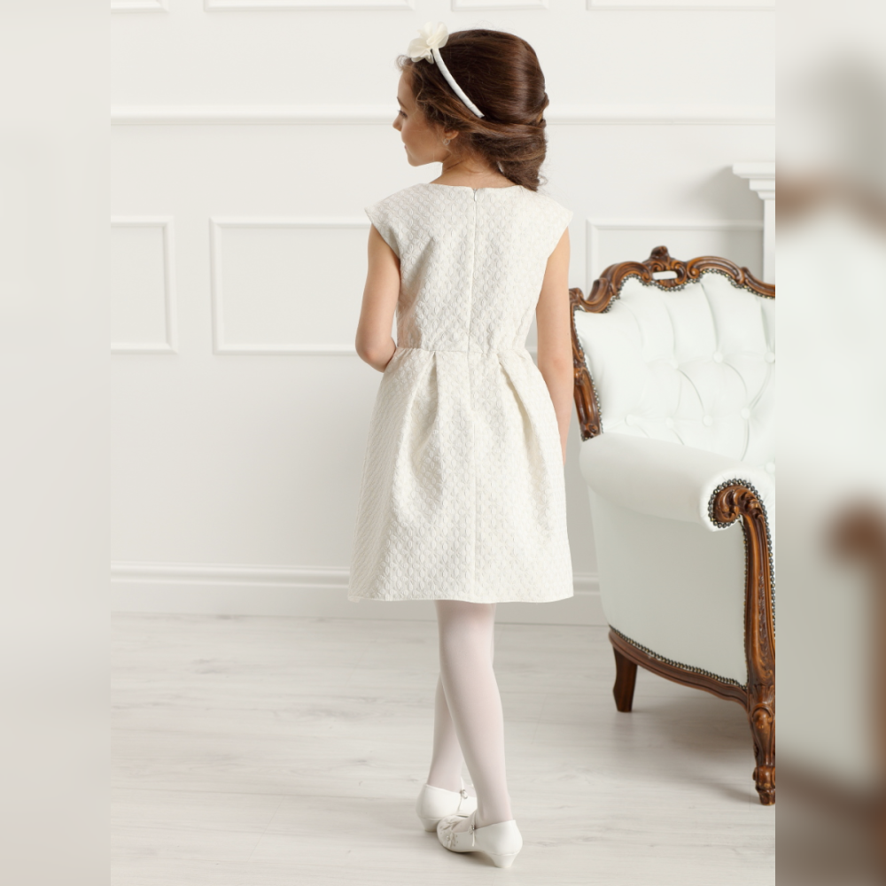 Communion dress Dalary DK-102 Gold-Ivory