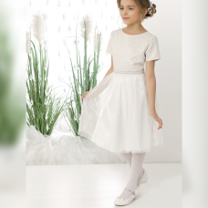 Communion dress Dalary DK-210 Ivory